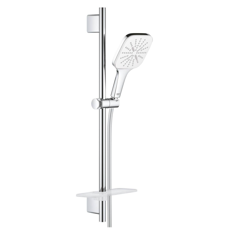 Grohe Rainshower SmartActive 130 Cube 26584LS0 душевой гарнитур белая луна