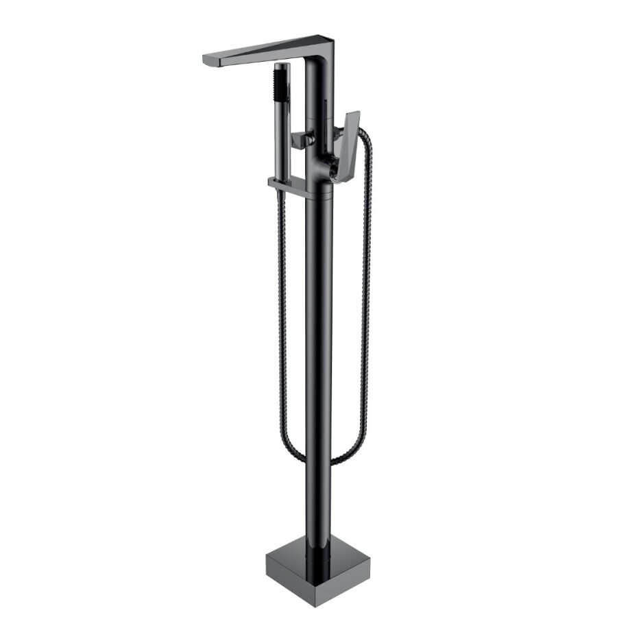 Смеситель для ванны напольный Boheme Venturo Shine Gun Metall 379-SGM