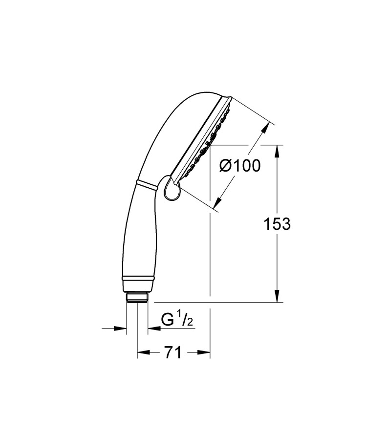 Grohe Tempesta New Rustic 27608001 ручной душ