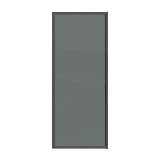 Боковая стенка Grossman Style 200.K33.05.100.21.10 (100х195) черный матовый,стекло тонированное, 1 место