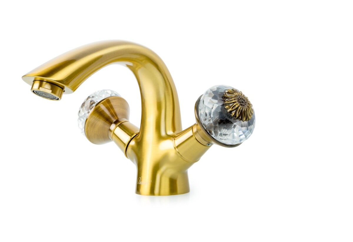 Смеситель для раковины Boheme Flora Бронза 311-FL