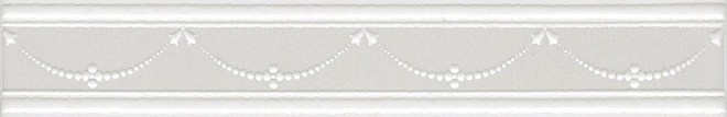 Kerama Marazzi Петергоф STG/A563/6304 25х4 см бордюр настенный белый матовый