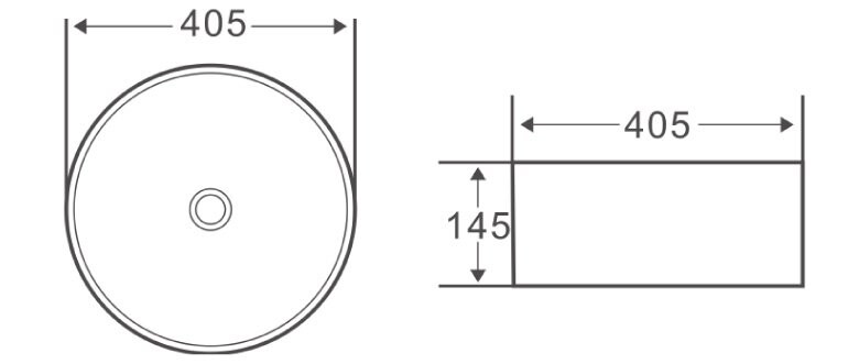 BelBagno BB1342H300 раковина накладная 40 см белая