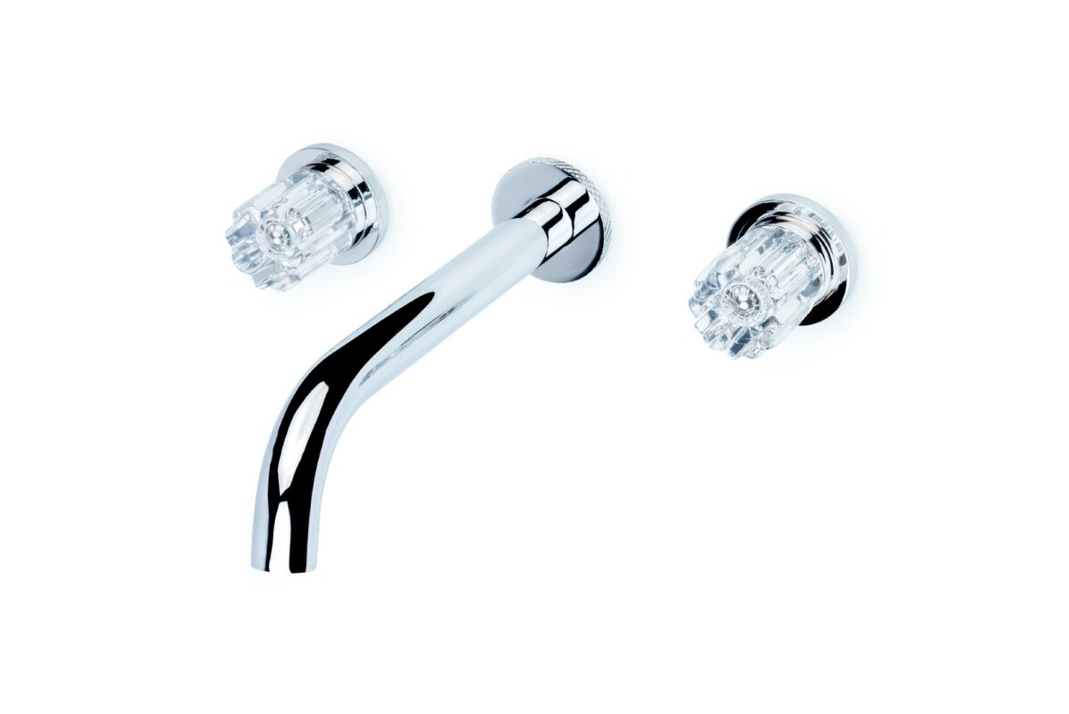 Смеситель для раковины из стены Boheme Elegante Хром 152-2-CR-EL