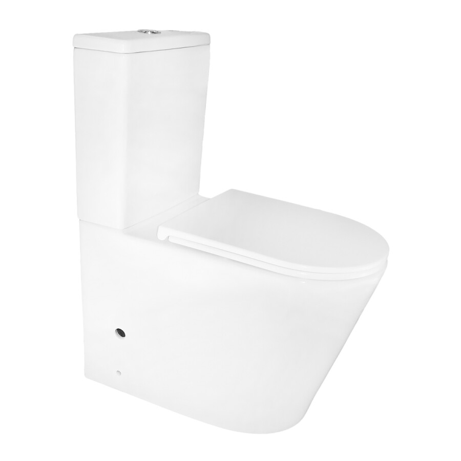 Унитаз-компакт Azario Margo 390х670х880 безободковый, слив Торнадо, с быстросъемным сиденьем микролифт AZ-2125-UQ1