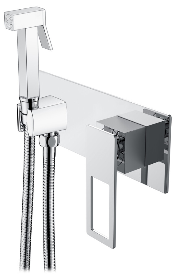 Гигиенический душ со смесителем Boheme Q ChromeChrome 147-CRCR