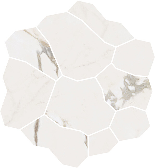 Керамическая плитка Декор Kerama Marazzi Прованс Марсель наборный Бежевый светлый глянцевый обрезной 31,5x34,2x0,9 KMD2HID018BR