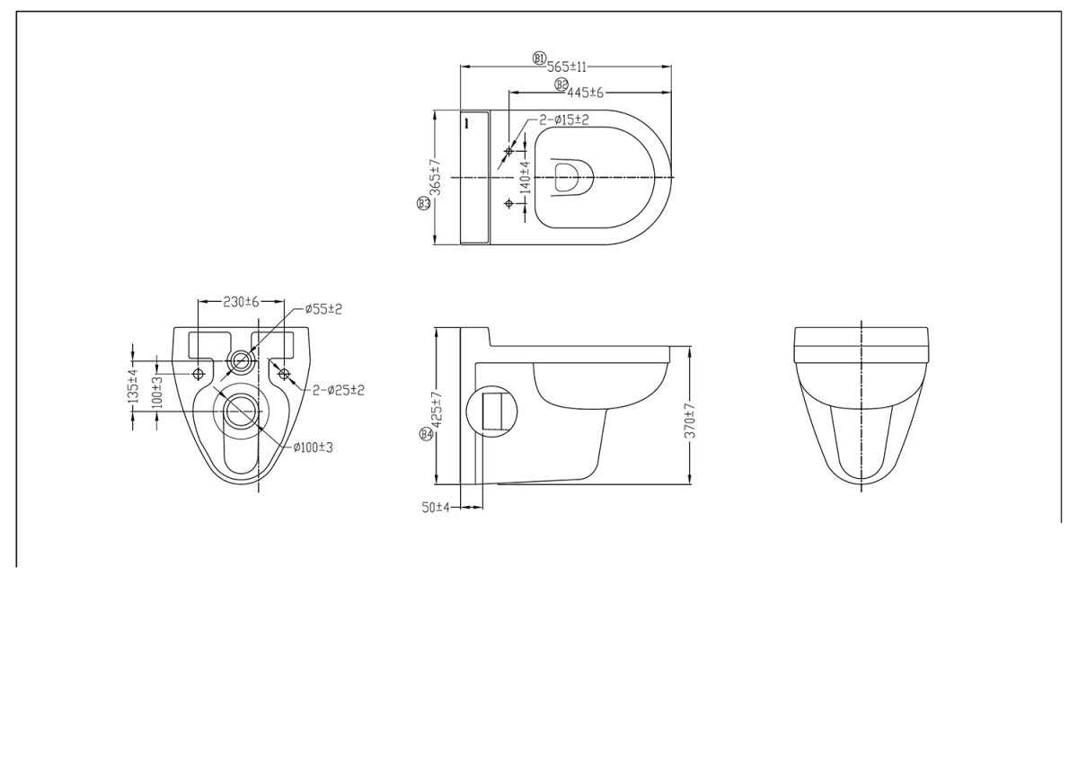 Bravat C2166W-ENG унитаз подвесной