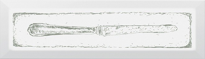 Kerama Marazzi Гамма 8х28 см декор настенный Knife зелёный NTA259001