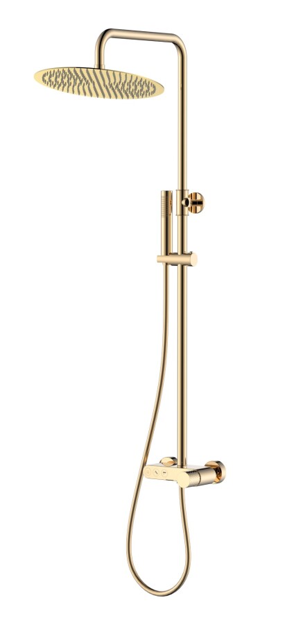 Душевая система с изливом Boheme Stick ручка Diamond Gold 128-GG