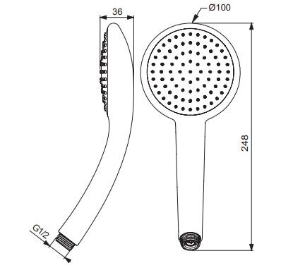 Vidima Fresh M BA209AA Душевая лейка