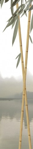 Уралкерамика Бамбук 25х109 см декор панно 2 настенный из 3 шт