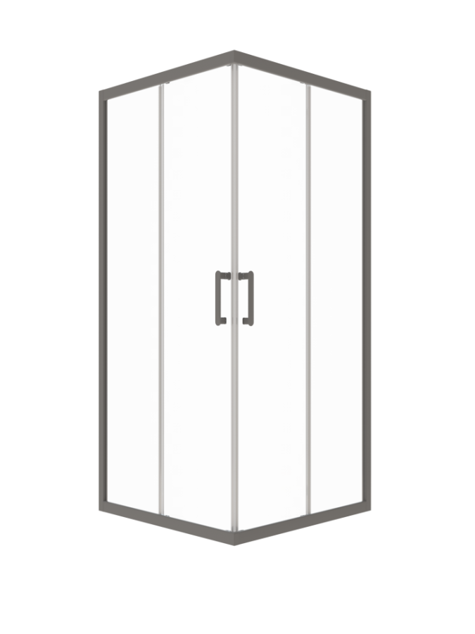Душевая Ширма Triton pro Фикс-Графит 100х100 Щ0000077237