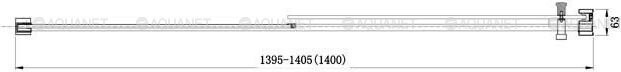 Aquanet Delta NPE6121 душевые двери 140*200