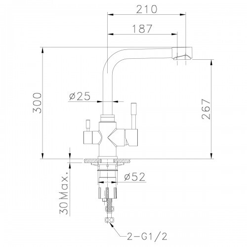 Lemark LM5061G Expert смеситель для кухни золото