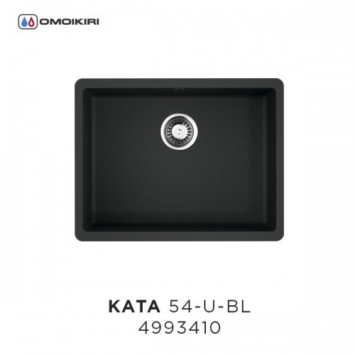 Omoikiri Kata 54-U-BL 4993410 кухонная мойка аrtgranit черный 54х42 см