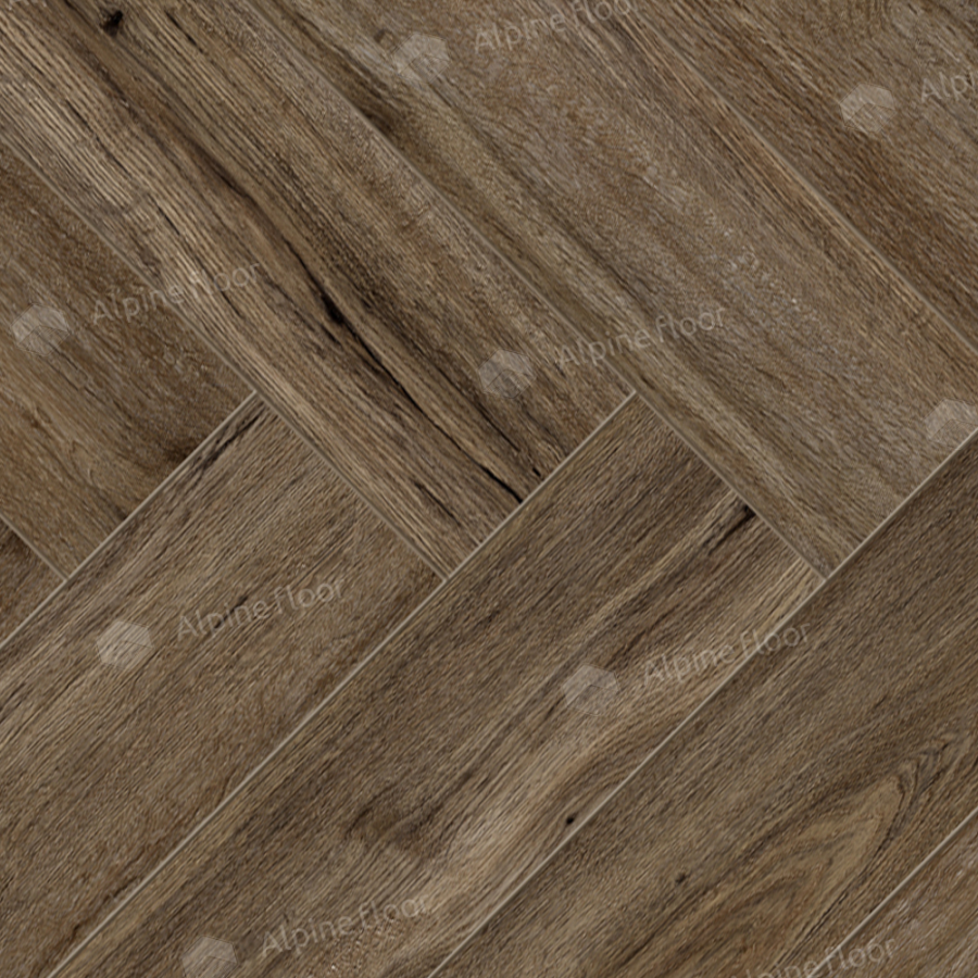 Ламинат Alpine Floor Herringbone 12 Pro, LF106-10A Дуб Бордо 606 х 101 х 12 mm