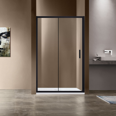 Vincea Garda душевая дверь 125 см черный VDS-1G125CLB