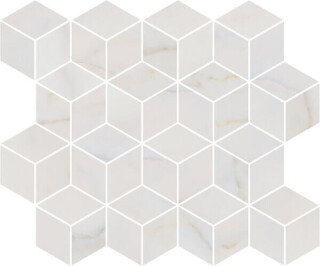Декор Греппи белый мозаичный T01714003