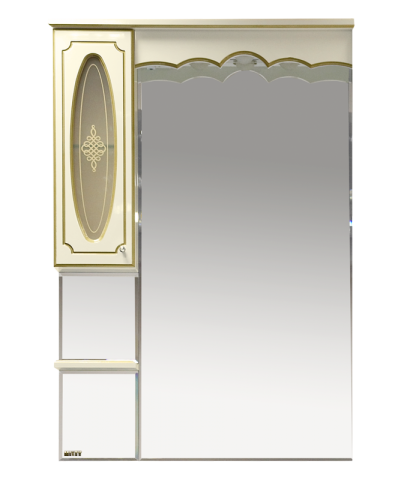 Misty Монако зеркальный шкаф левый 80 см Л-Мнк02080-033Л