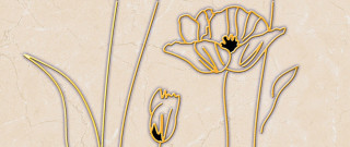 Сокол Валенсия 20х44см декор настенный цветок 2