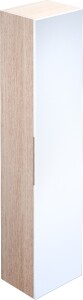 Iddis Mirro MIR4000i97 шкаф-пенал подвесной, белый / светлое дерево