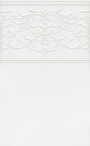 Kerama Marazzi Петергоф STG/A561/6304 25х40 декор настенный белый матовый 2