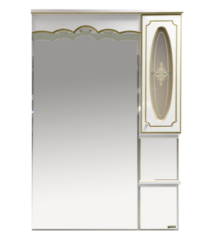 Misty Монако зеркальный шкаф правый 80 см Л-Мнк02080-013П