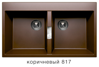 Tolero Loft TL862 кухонная мойка коричневый 50 х 86 см
