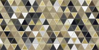 Декор настенный (249х500х7,5) Golden мозаика DWU09GLD238 (ALMA CERAMICA) 8шт/уп. Россия