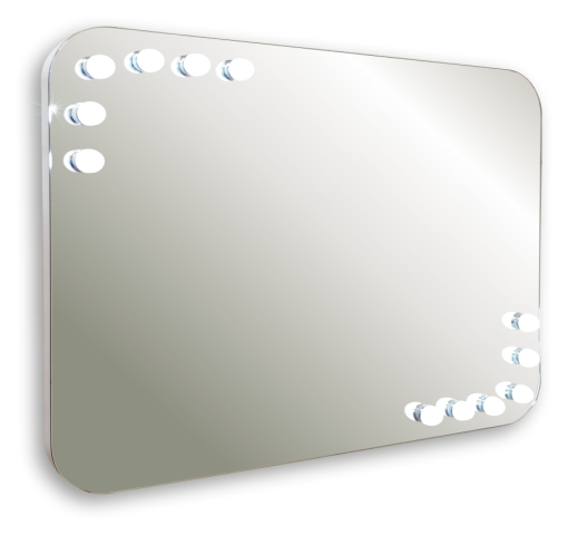 Зеркальное полотно Azario Эмбер 91,5*68,5 LED00002506