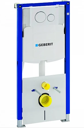 Geberit система инсталляции для унитаза 111.301.KJ.5 с кнопкой Sigma 12
