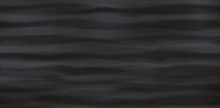 Плитка настенная (249х500х8,5) Diva черная TWU09DIV202 (ALMA CERAMICA) 11 шт/1,37м.кв. Россия