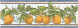 Kerama Marazzi Сорренто 15х40 см декор настенный лимоны STGA37815000