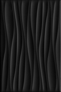 Kerama Marazzi Карнавал в Венеции 20х30 см плитка настенная черная волна матовая