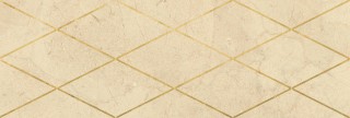 Lasselsberger Миланезе Дизайн Римский Крема 1664-0143-1001 декор настенный 20x60 см