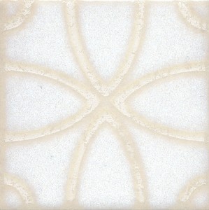 Kerama Marazzi Амальфи 10х10 см вставка напольная орнамент белая 4