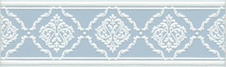 Kerama Marazzi Петергоф STG/B562/6305 25х8 см бордюр настенный голубой матовый