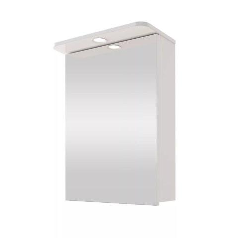 SanStar универсальный зеркальный шкаф 50 см с подсветкой 42.1-2.4.1.