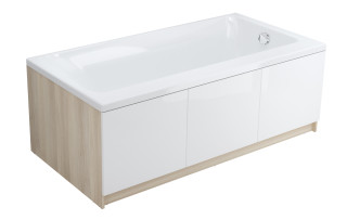 Фронтальная панель к акриловой ванне Cersanit Smart 160 см белая