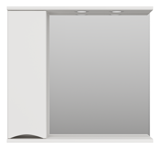 Misty Атлантик зеркало-шкаф 80 см левый П-Атл-4080-010Л