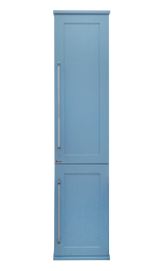 Misty Марта П-Мрт05035-061П Шкаф-пенал R/L подвесной с бельевой корзиной, голубой матовый