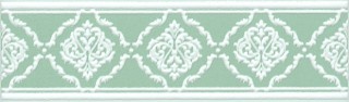 Kerama Marazzi Петергоф STG/D562/6307 25х8 см бордюр настенный зеленый матовый