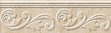 Golden Tile Petrarca Fusion 30х9см бордюр настенный бежевый глянцевый (М91321)