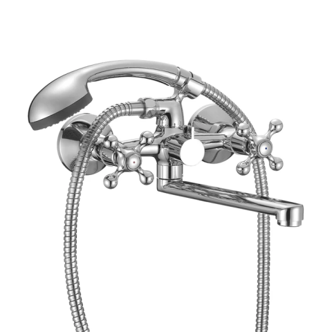 Milardo Duplex смеситель для ванны хром DUPSB02M02