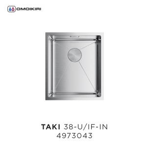 Omoikiri Taki 38-U/IF-IN 4973043 кухонная мойка нержавеющая сталь 38х44 см