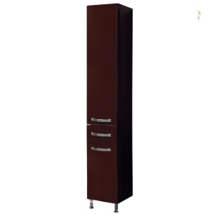 Шкаф-колонна Акватон Ария напольная темно-коричневая 200 см