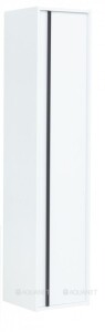 Aquanet Lino 00253909 шкаф-пенал подвесной, белый матовый 35