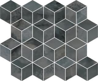Декор Джардини серый темный мозаичный T01714024