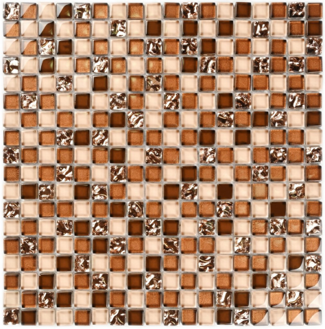 Bonaparte Ochre Rust мозаика стеклянная 30х30 см